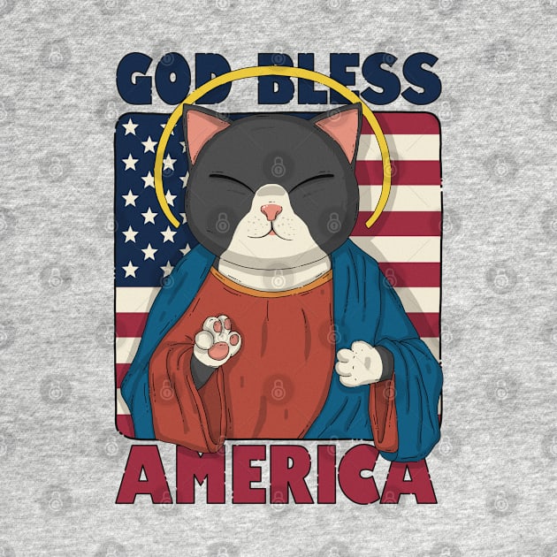 God Bless America by Japanese Neko